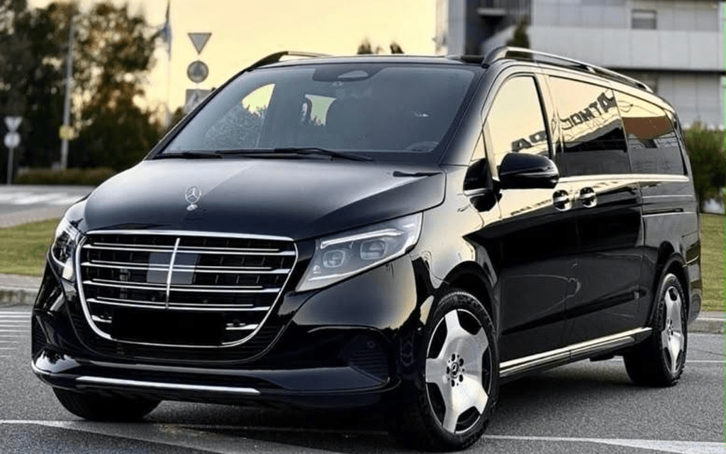 Mercedes V-Class luxury van private driver — 7 passengers